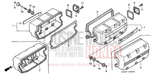 COUVERCLE DE CULASSE GL1500SEV de 1997